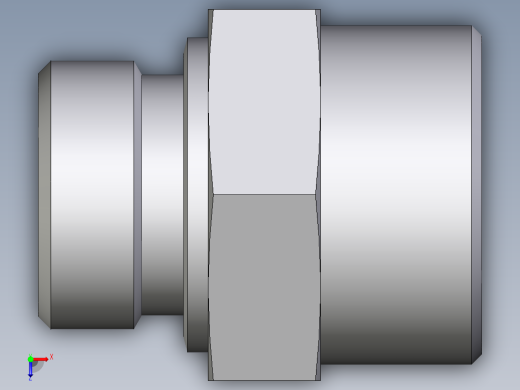 卡套式工业通用硬管接头EO_Male_Stud_connector_GE30SR1CFX俯视缩略图