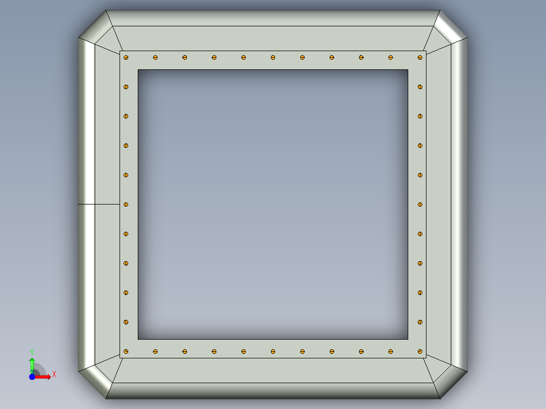 伸缩接头前视图