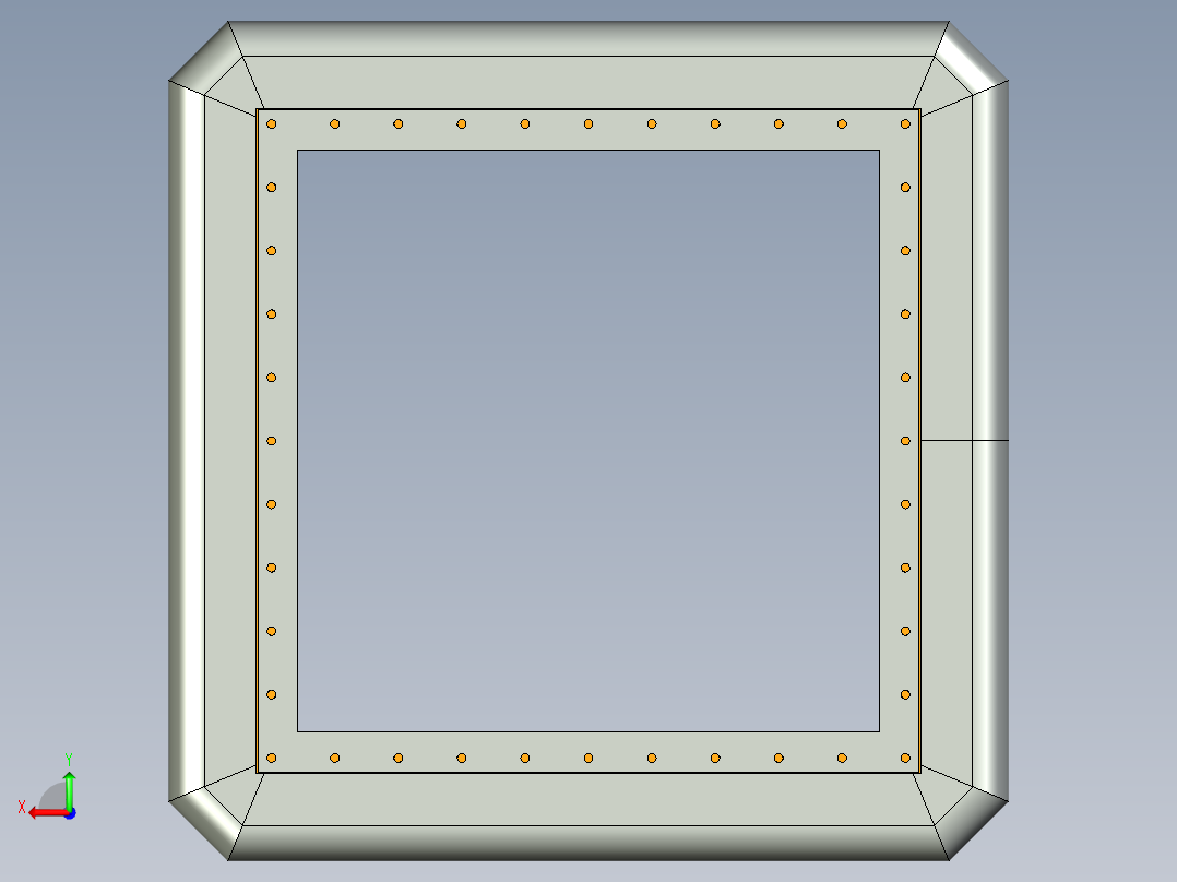 伸缩接头后视图