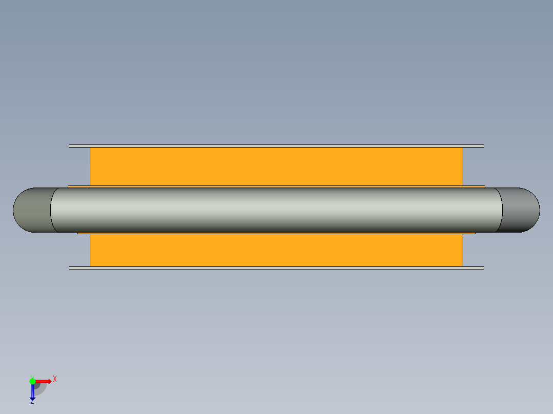 伸缩接头俯视图