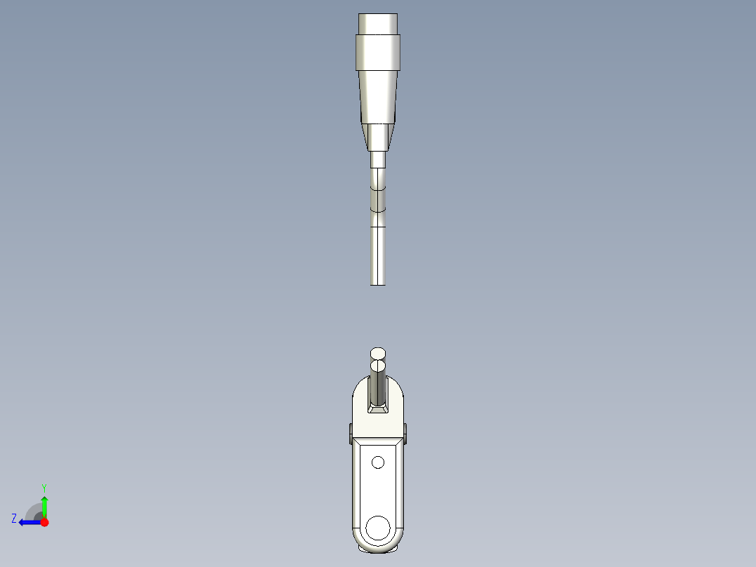 基恩士SK-035_kc图纸模型右视图