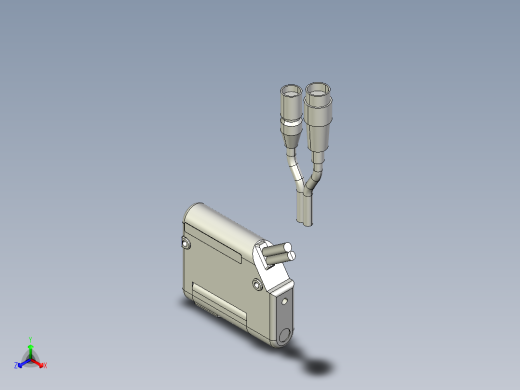 基恩士SK-035_kc图纸模型正等轴测缩略图
