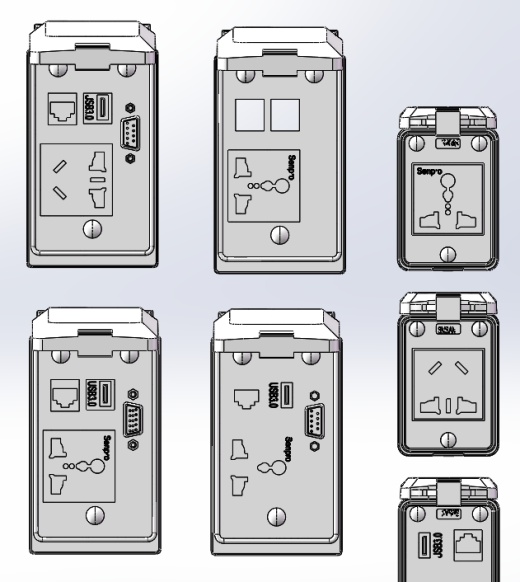 通信面板端口面板数据通信接口17种缩略图