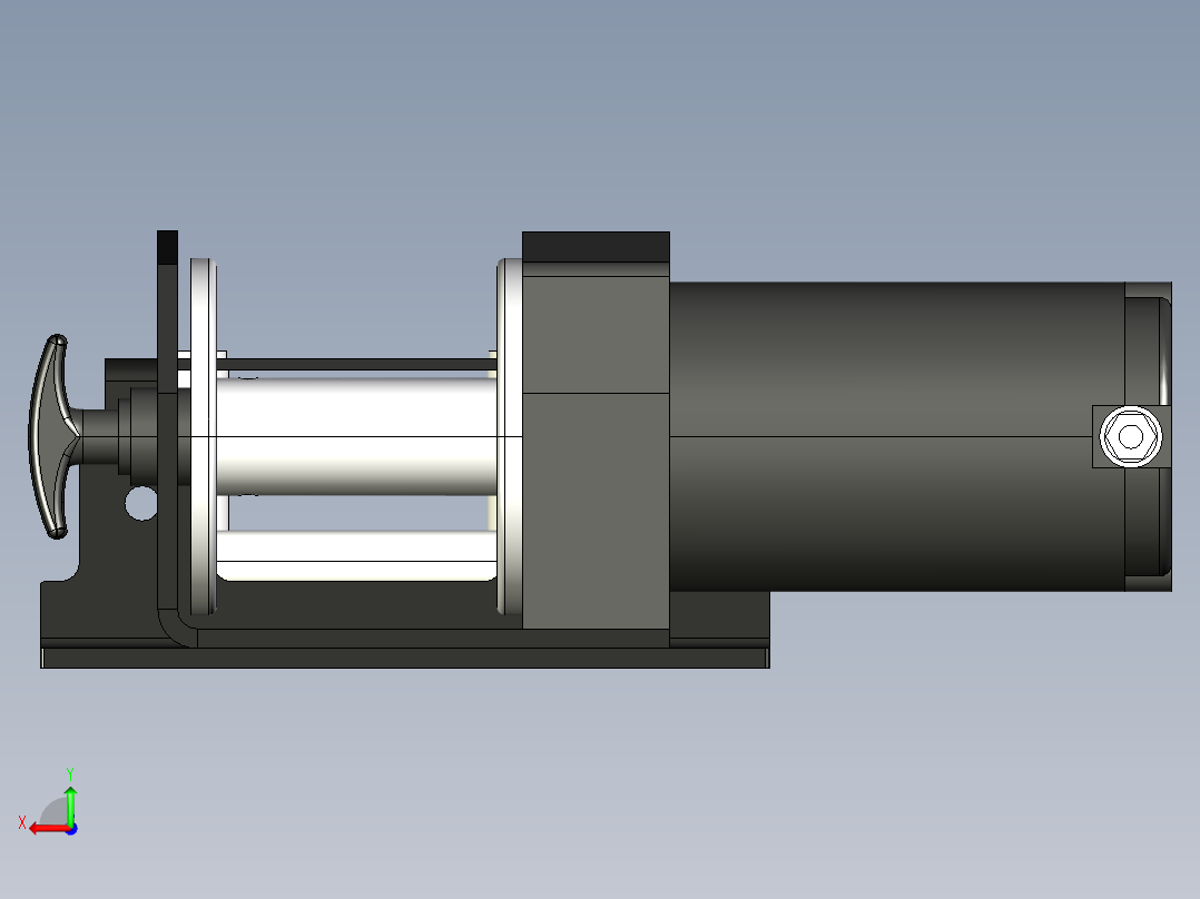 亚马逊 12VDC 绞盘 2000 磅--stp后视图