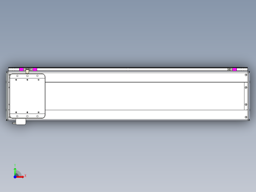 威洛博LC系列3d模型模组LC22H1Y-S900前视缩略图