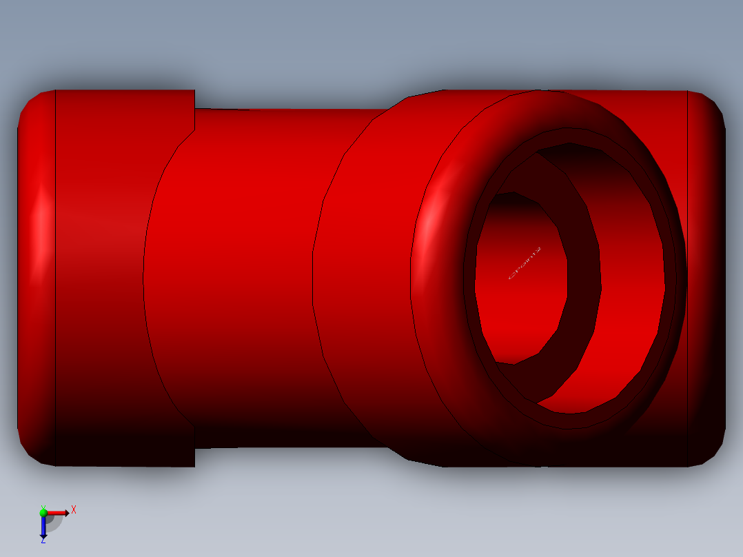 threaded lateral俯视图