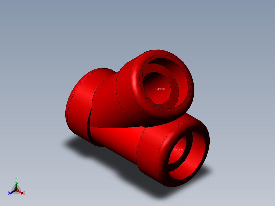 threaded lateral正等轴测图