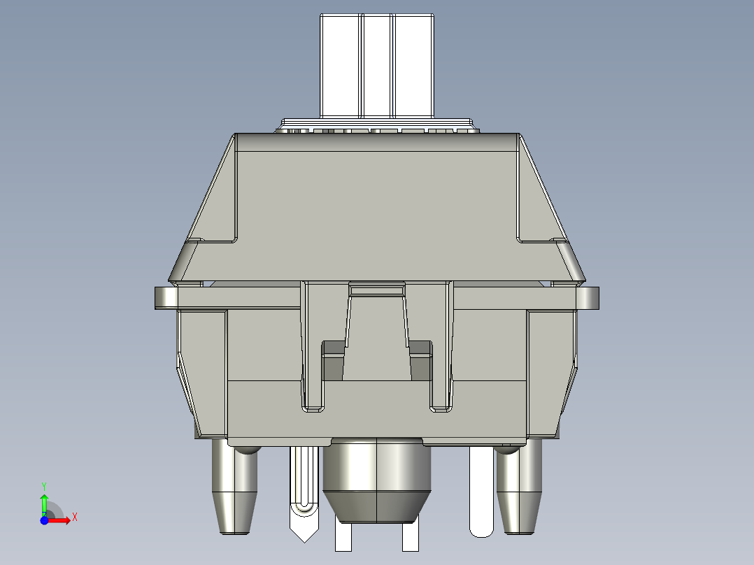 CHERRY MX系列（键+键帽）开关前视图