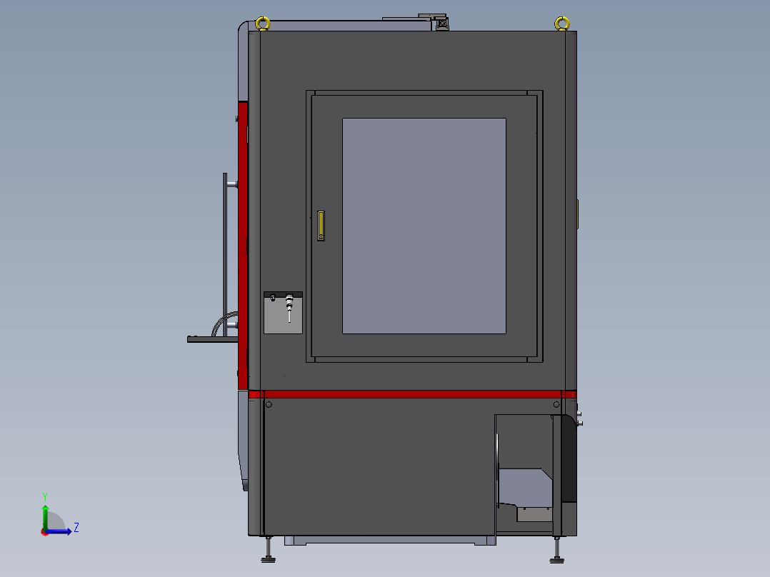 Y3150滚齿机1306880左视图