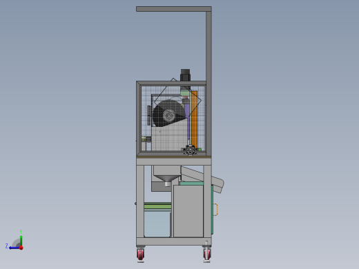 精密裁断机（sw18可编辑+cad）右视缩略图