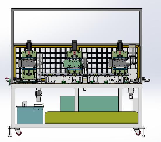 精密裁断机（sw18可编辑+cad）