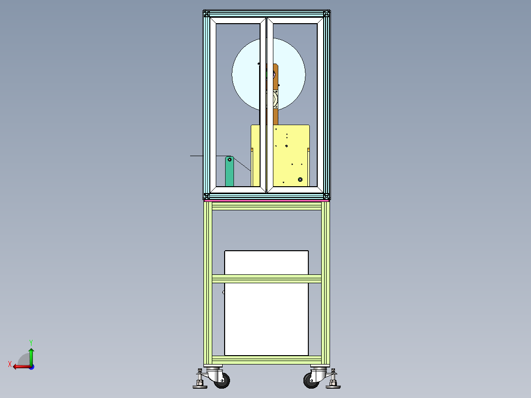 捆带自动送料结构设计sw18可编辑后视图