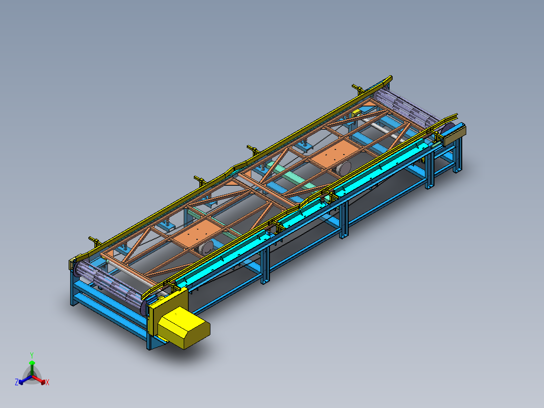 振动皮带线(sw18可编辑+工程图)
