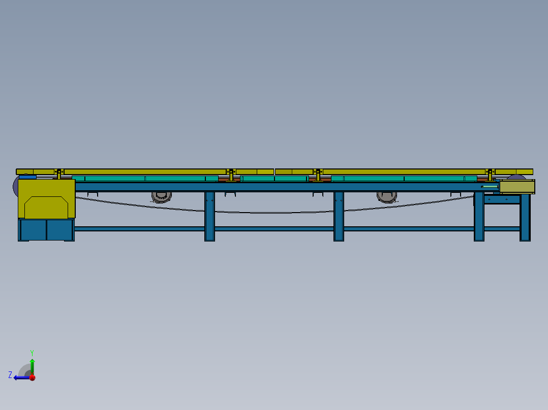 振动皮带线(sw18可编辑+工程图)右视图