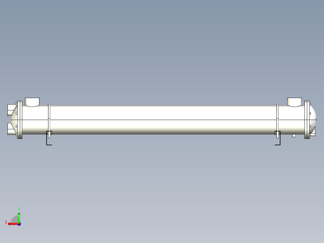 OR800系列水冷却器后视图