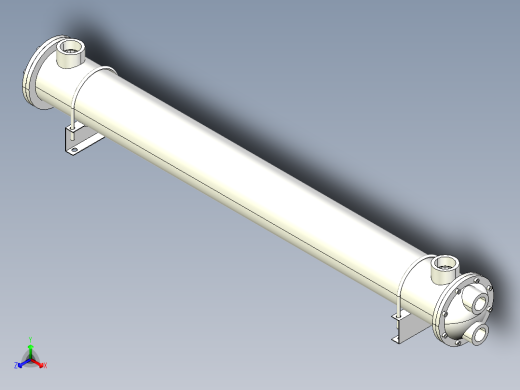 OR800系列水冷却器正等轴测缩略图