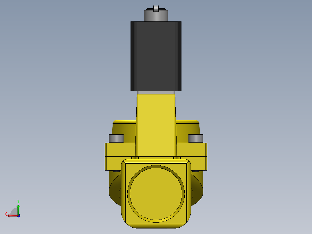 气动元件2KW250_25_A_G后视图