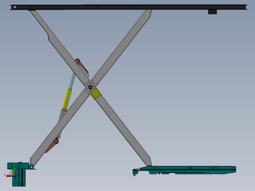 剪叉式升降机 、升降机(42)后视图