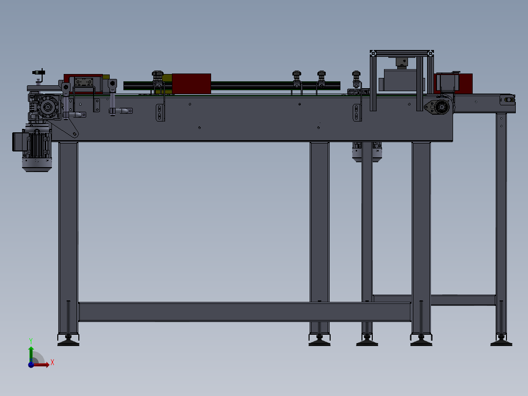 流水线、生产线(50)前视图