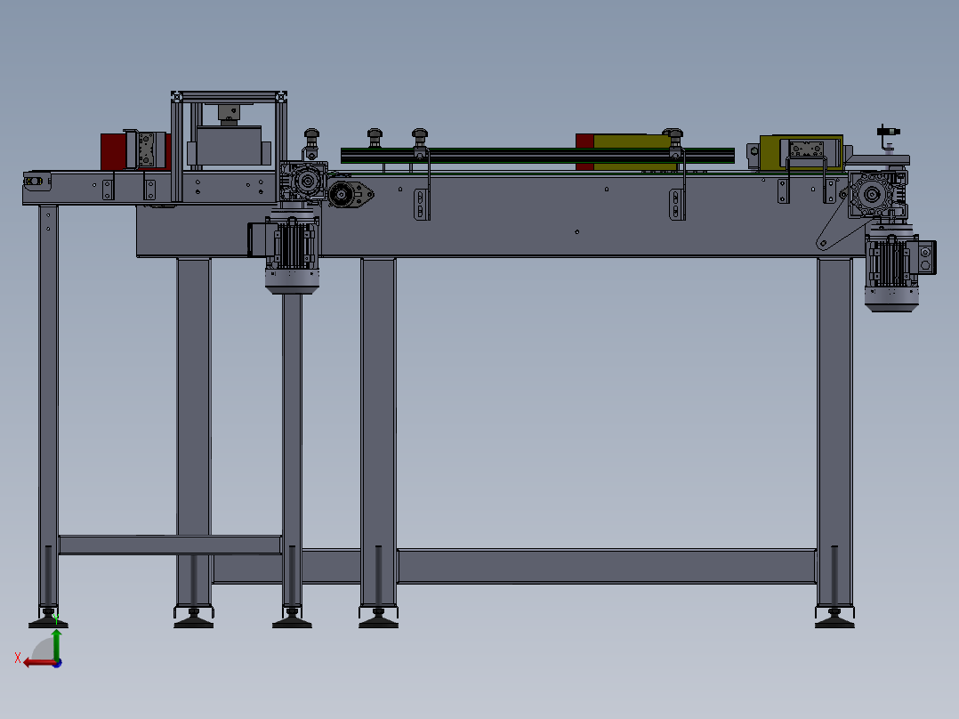 流水线、生产线(50)后视图