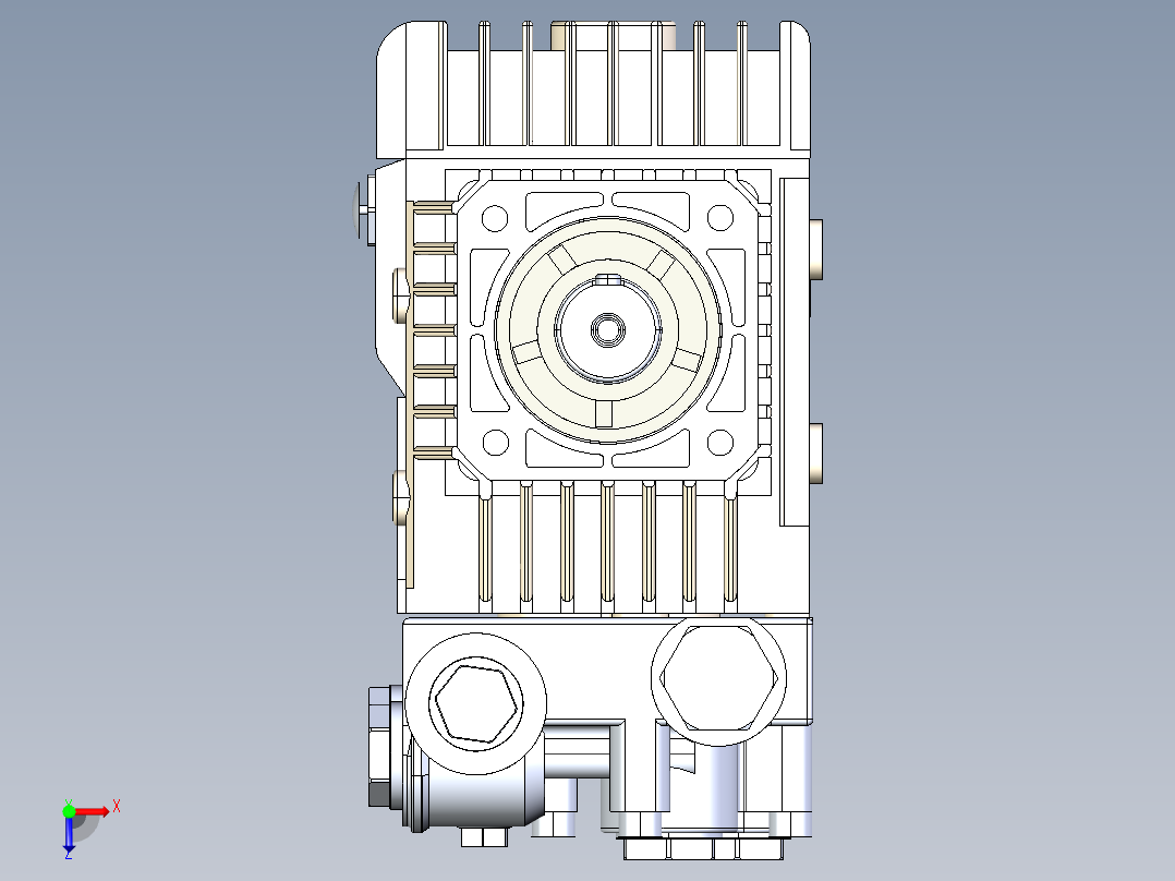泵、水泵(105)俯视图