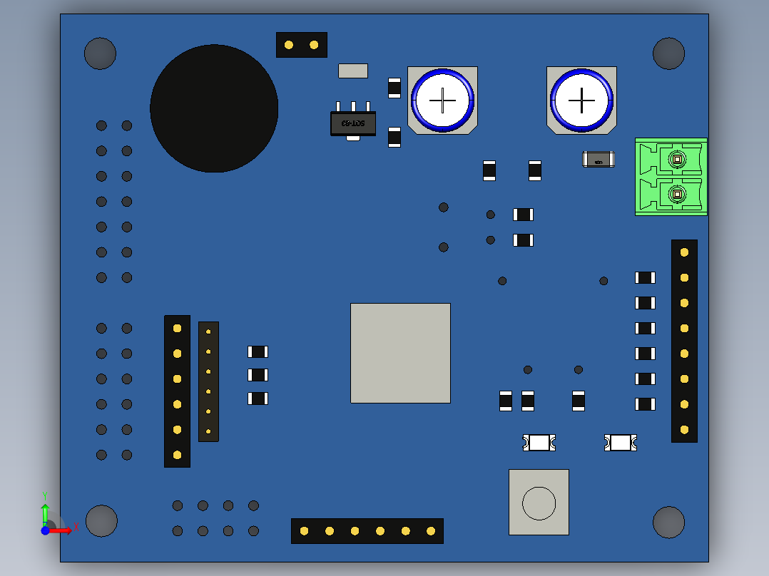 电路板、主板(200)前视图