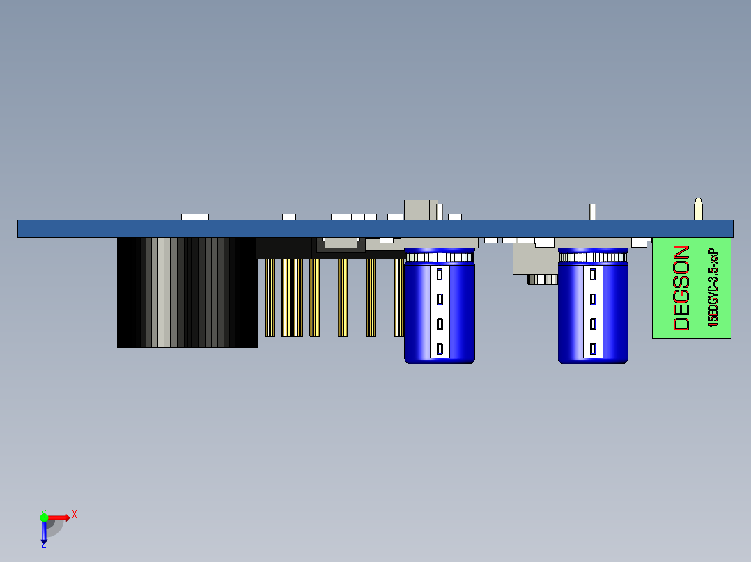 电路板、主板(200)俯视图