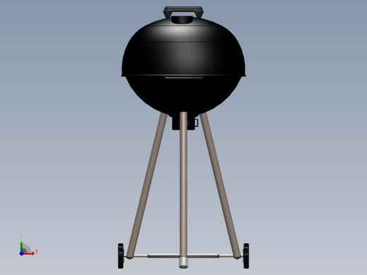 烧烤炉(70)前视缩略图
