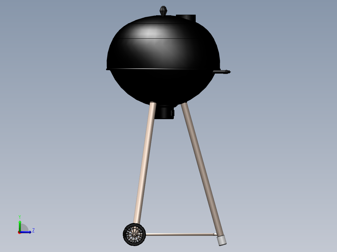 烧烤炉(70)左视图