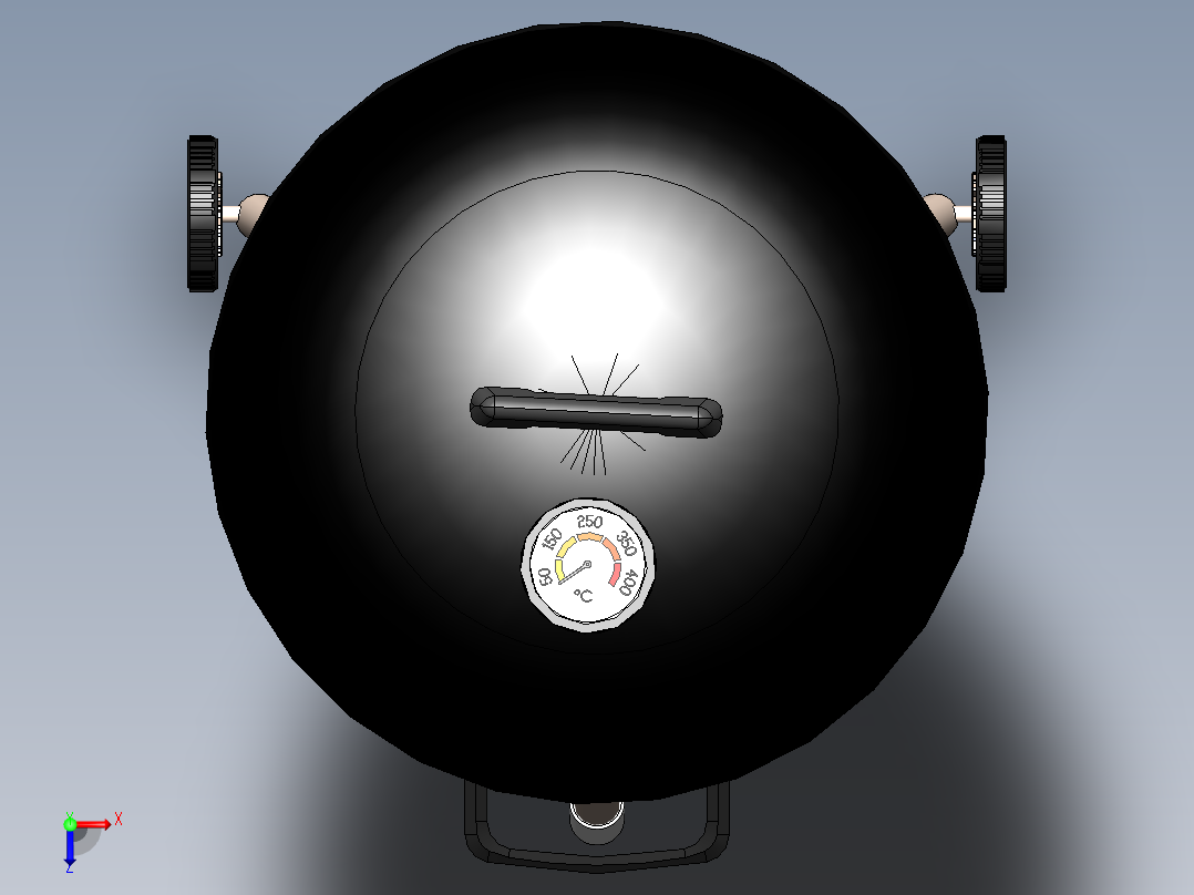 烧烤炉(70)俯视图