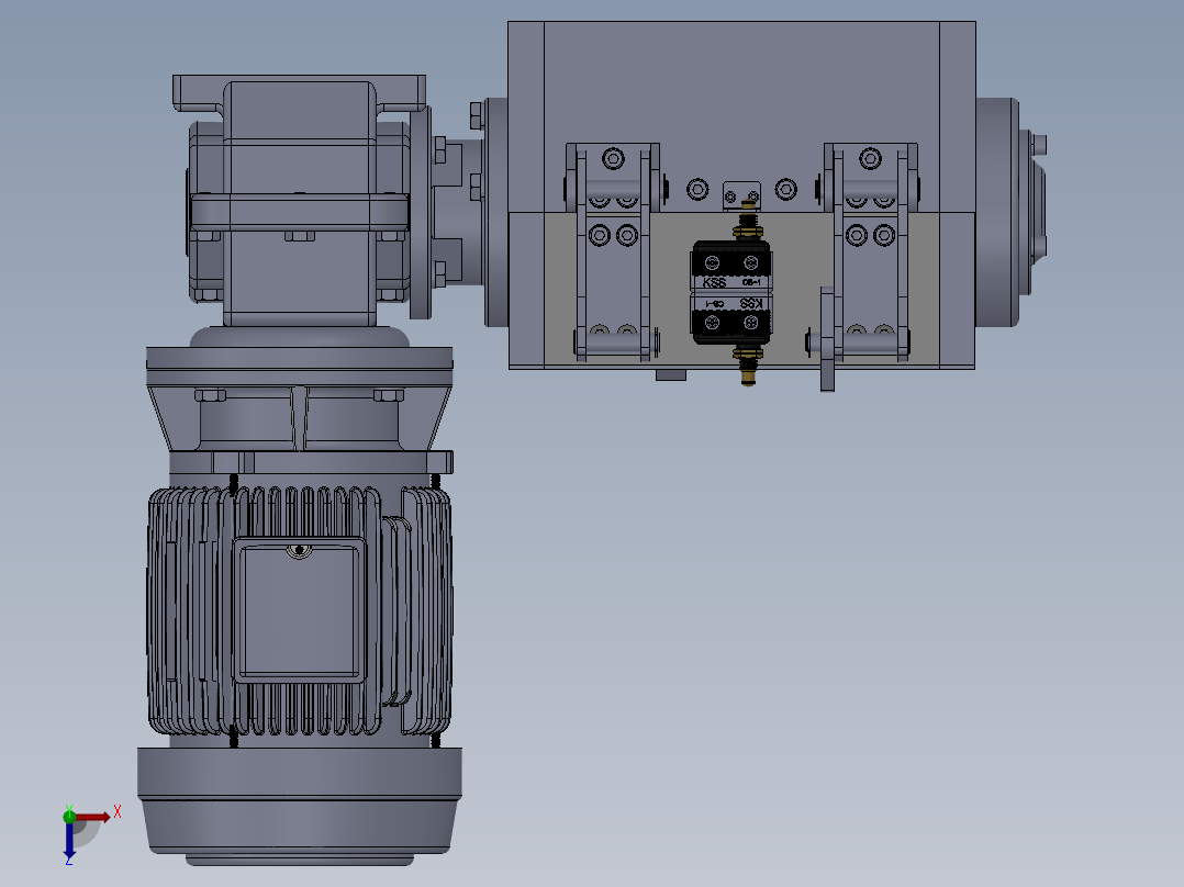 破碎机、搅碎机俯视图