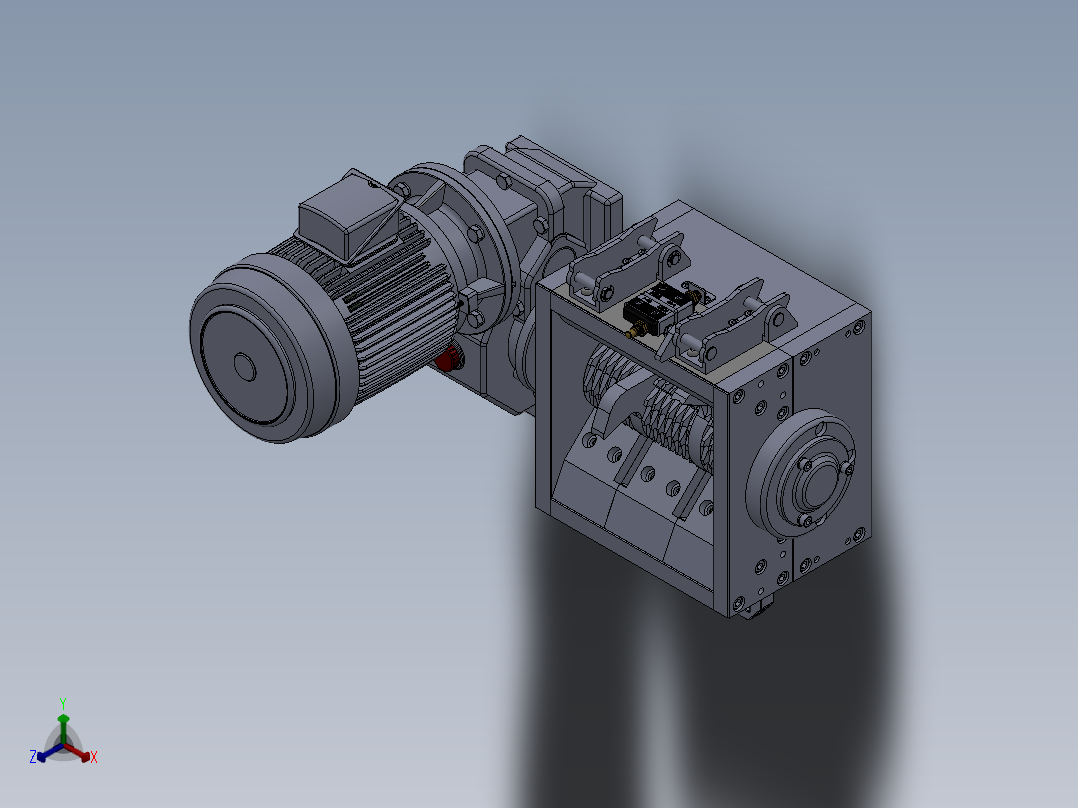 破碎机、搅碎机正等轴测图