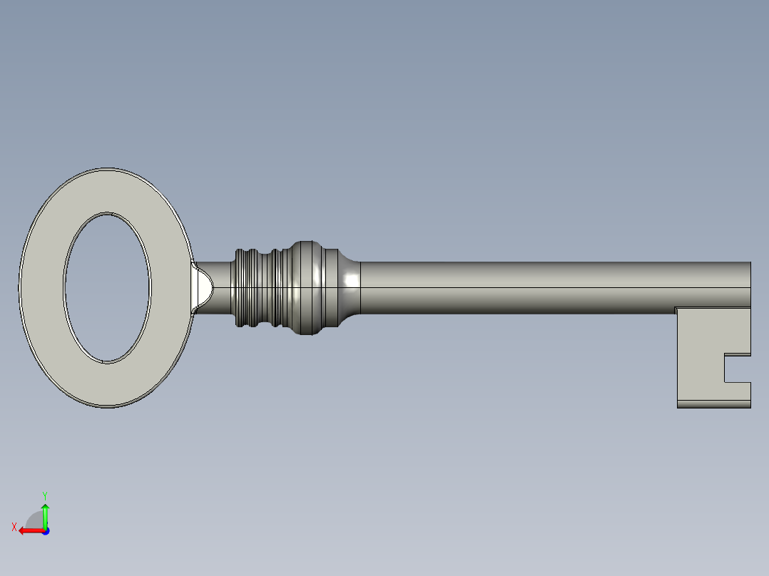 A2005303-传统钥匙后视图