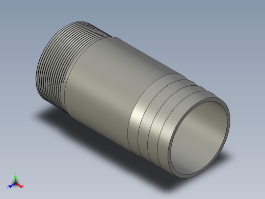 螺纹管水管接头-直通 DN65