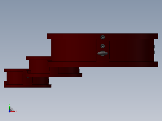 3款DN300双板止回阀模型前视缩略图
