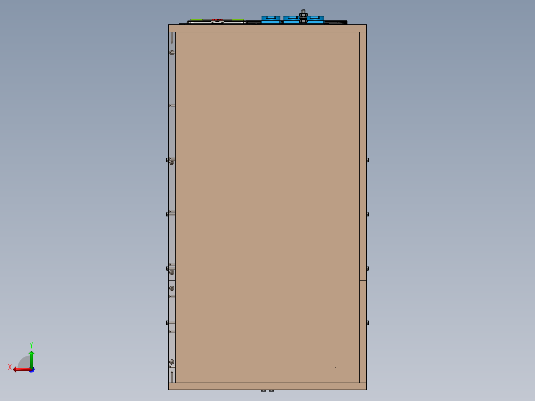 汽车工作电源后视图
