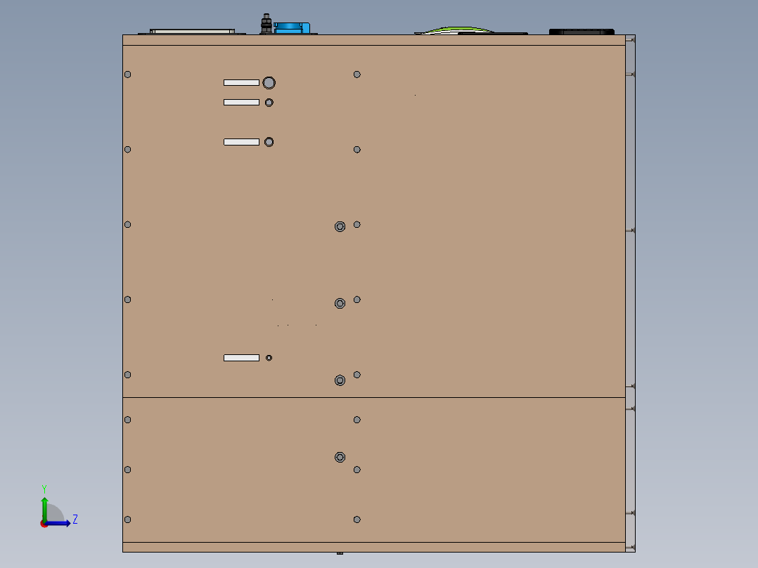 汽车工作电源左视图