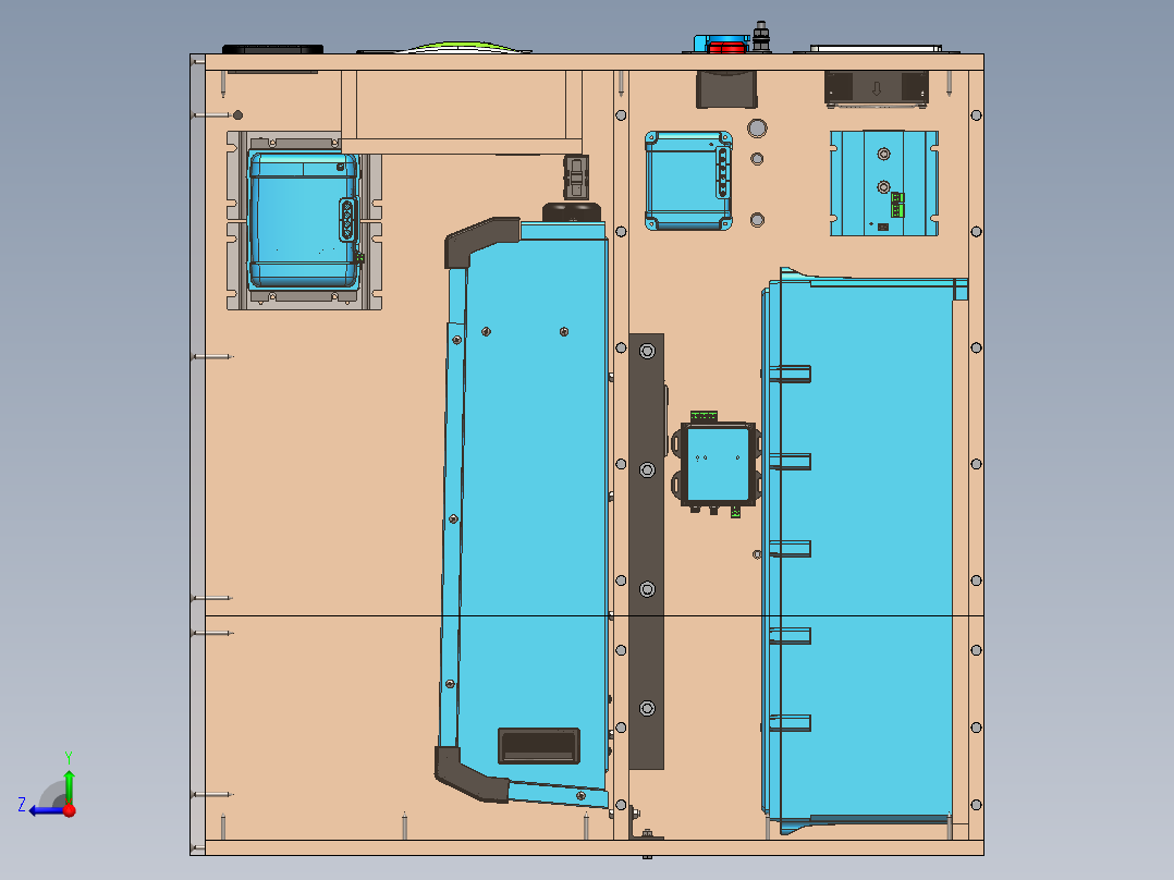 汽车工作电源右视图