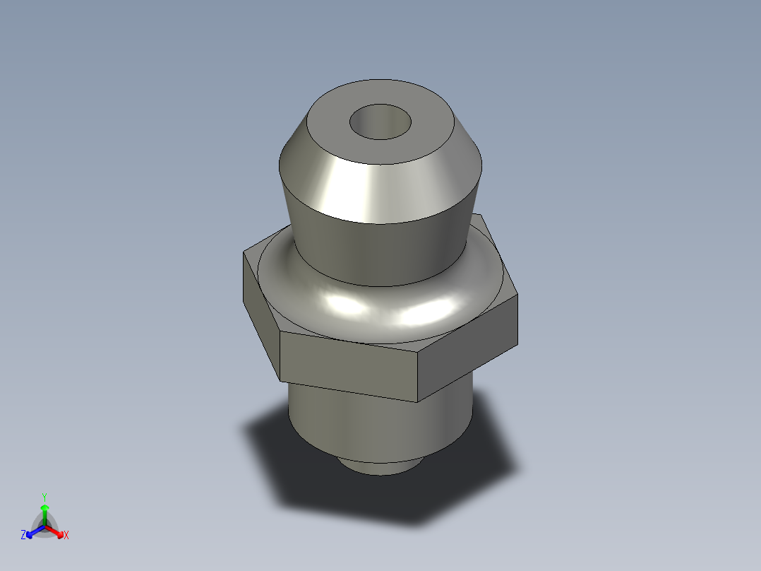 JBT79401-1995直通式压注油杯6-Ideaa主视图