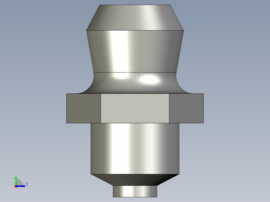 JBT79401-1995直通式压注油杯6-Ideaa左视图