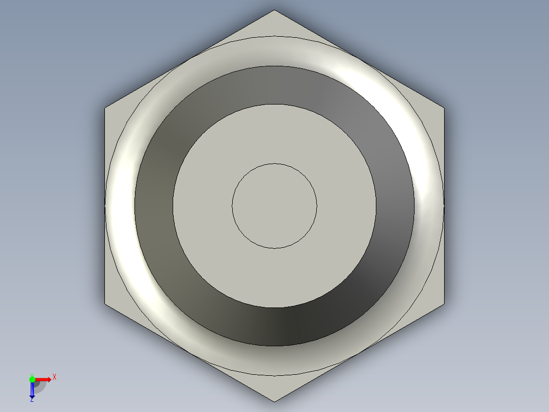 JBT79401-1995直通式压注油杯6-Ideaa俯视图