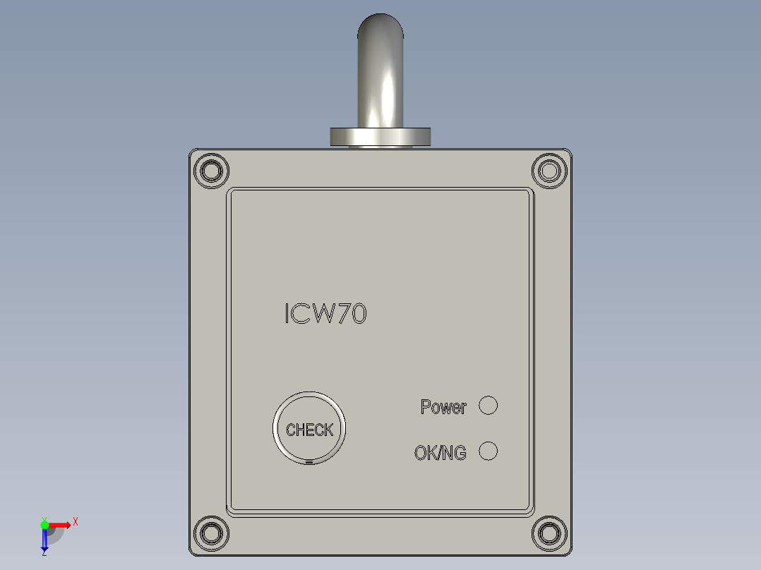 ICW703D外观图纸俯视图