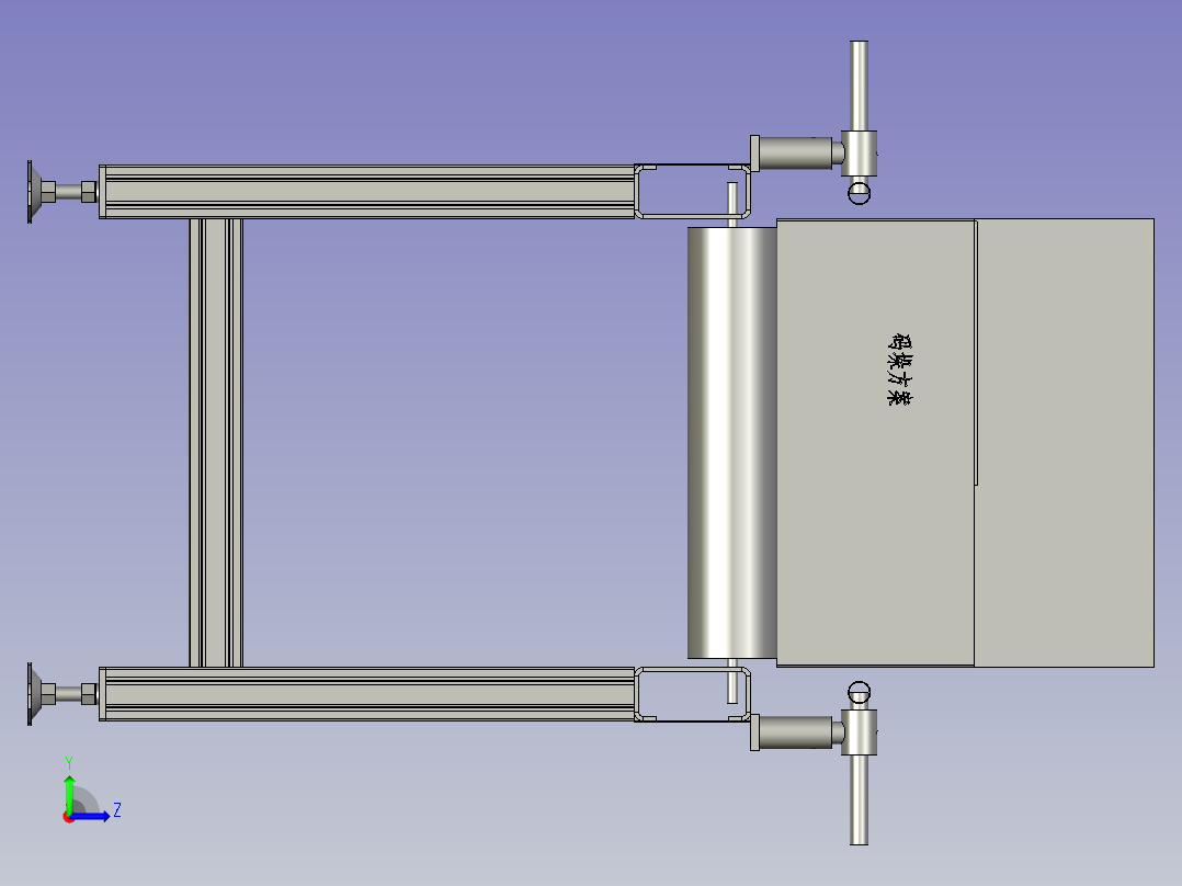 折箱流水线左视图