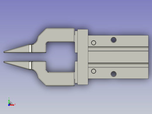 皮筋夹取手指-A前视缩略图