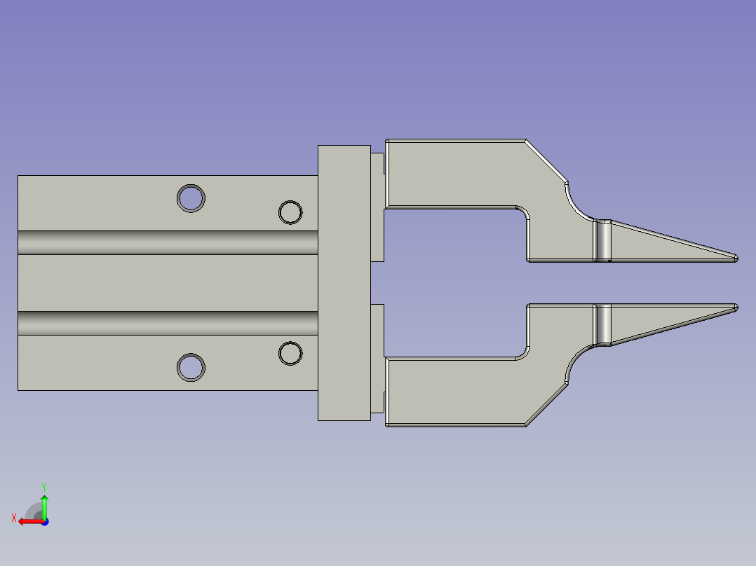 皮筋夹取手指-A后视图