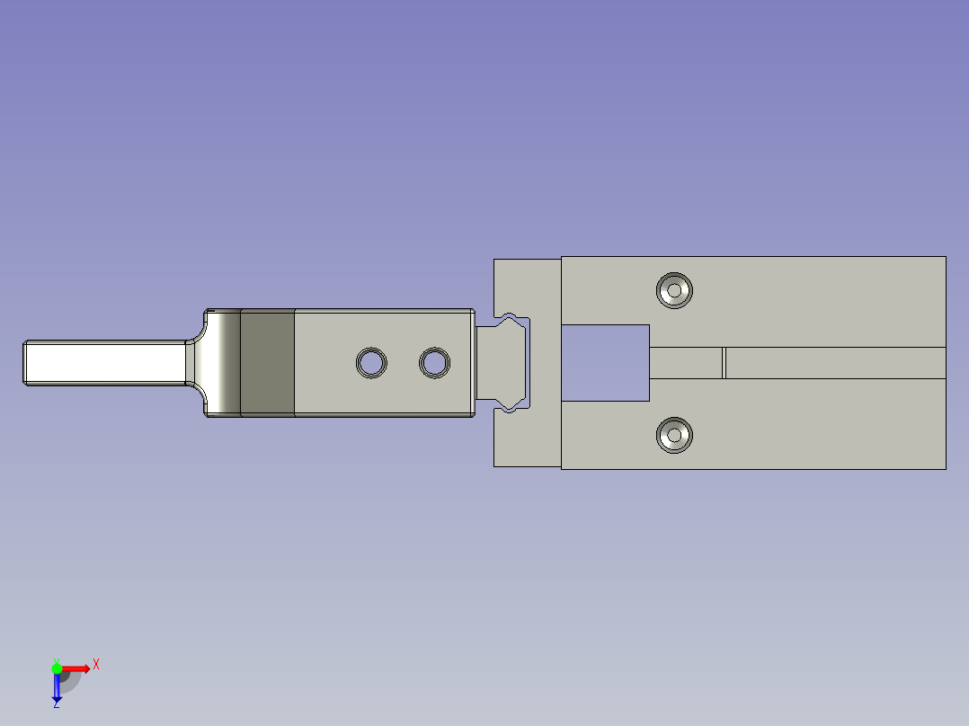 皮筋夹取手指-A俯视图