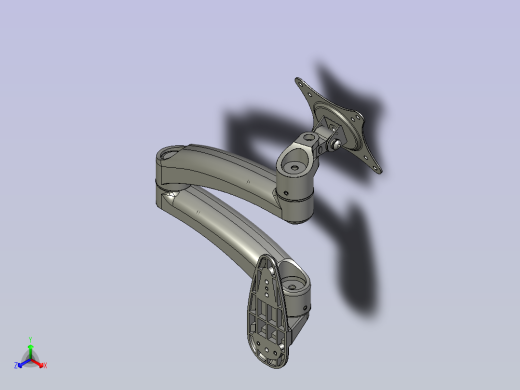 WHC_1操作支架正等轴测缩略图