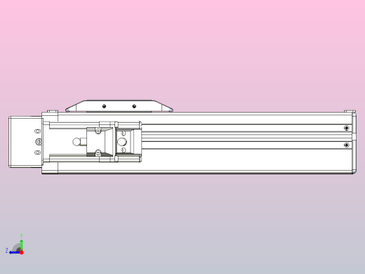 滚珠丝杠直线轴带导轨全封闭TPA-HCR-65S-1610C-L150-MR-C-P10-N3右视缩略图