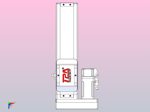 滚珠丝杠直线轴带导轨全封闭TPA-HCR-65S-1610C-L150-MR-C-P10-N3俯视缩略图