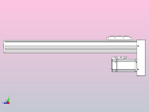 滚珠丝杠直线轴带导轨全封闭TPA-HCR-85D-1610C-L450-MP-C-P20-N3右视缩略图